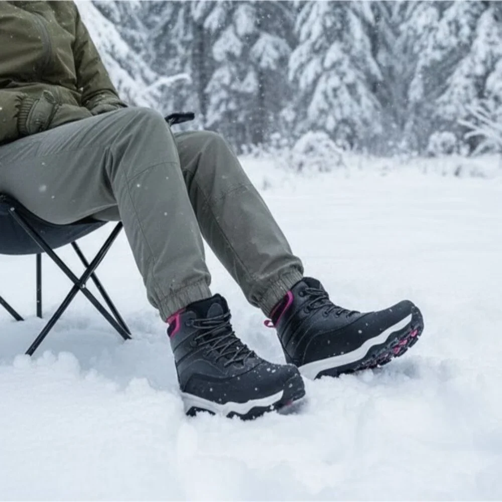 New Khombu 9 Boots Waterproof Woman All Weather Winter Snow Outdoor Shoes